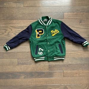 Ralph Lauren Baby Boy Varsity Jacket. 24 Months.